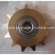 Sprocket Wheel with Bearing, Colored Zinc Plated